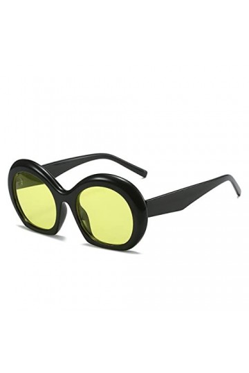 Vintage Personnalité Ovale Femmes Lunettes De Soleil Rétro Rouge Orange Lunettes Nuances UV400 Hommes Irrégulière Lunettes De