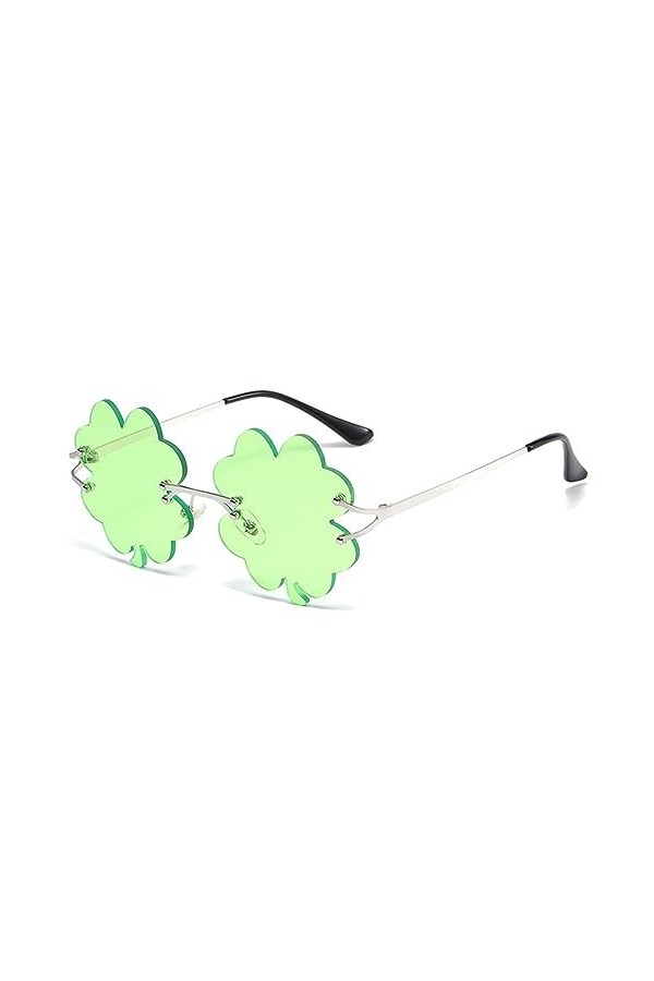 HPIRME Lunettes de soleil sans monture femmes lunettes Steampunk lunettes de soleil sans cadre femmes nuances UV400 lunettes,