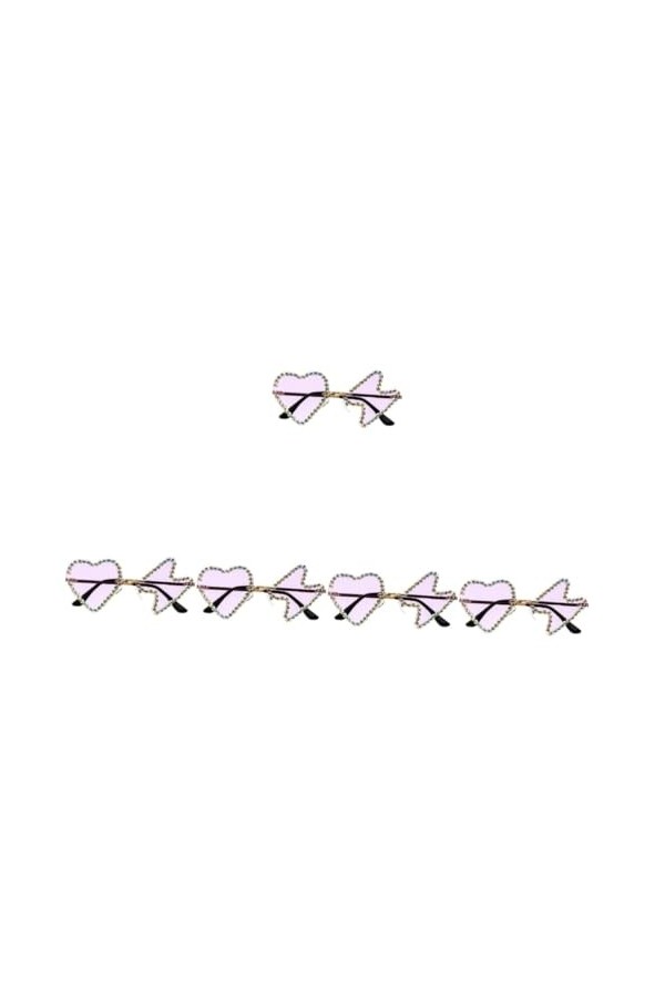 CALLARON 5 Paires De Lunettes De Soleil Hip Hop Cotillons Lunettes Nouveauté Lunettes Cotillons Pour Enfants Lunettes De Sole