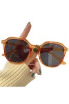 FORKIS Lunettes de Soleil HommeLunettes De Soleil pour Femmes Verres Carrés Personnalisés Lunettes De Soleil Couleurs Personn