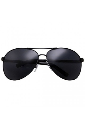 grinderPUNCH Big XL Wide Frame Extra Large Aviator Lunettes de soleil surdimensionnées 148 mm Noir