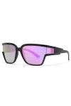 Lunettes de Soleil Carrées Rétro Hommes Punk Lunettes De Miroir Colorées Nuances UV400 Mode Luxe Femmes Conduite Lunettes De 