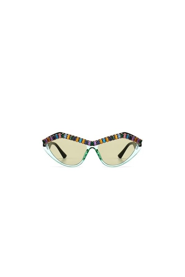 Lunettes de Soleil Femmes Lunettes Oeil de Chat Lunettes pour Dames Nuances pour Femmes, 2, Taille Unique