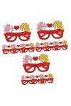 ABOOFAN ValentineS Day Glasses Frames Lunettes De Soleil Lunettes Pour Femmes Lunettes De Soleil Pour Femmes 12 Pcs Partie L