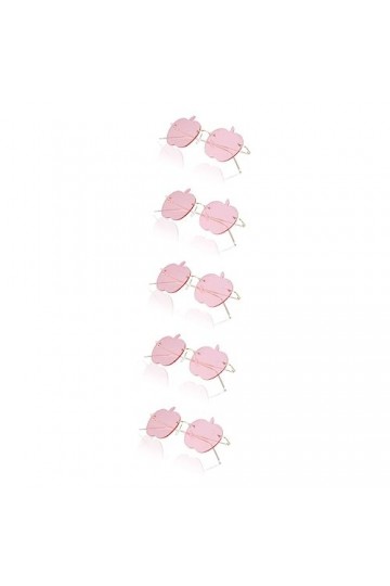 SOIMISS 5 Paires Lunettes De Soleil Drôles Cadeaux Dété Pour Enfants Lunettes De Soleil Pour Femmes Lunettes De Soleil Coeur