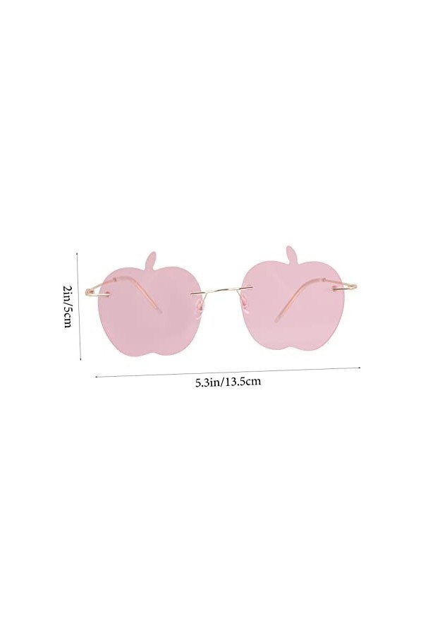 SOIMISS 5 Paires Lunettes De Soleil Drôles Cadeaux Dété Pour Enfants Lunettes De Soleil Pour Femmes Lunettes De Soleil Coeur