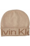 Calvin Klein Eco Reverso Beanie Bonnet tricoté, Irish Cream, Taille Unique Femme