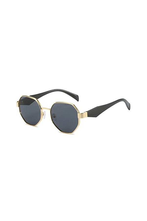 HPIRME Lunettes de soleil rétro Cat Eye pour femmes, lunettes de soleil de luxe UV400 pour hommes, 4, taille unique