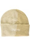 Calvin Klein Handdrawn Knit Beanie Bonnet tricoté, Irish Cream, Taille Unique Femme