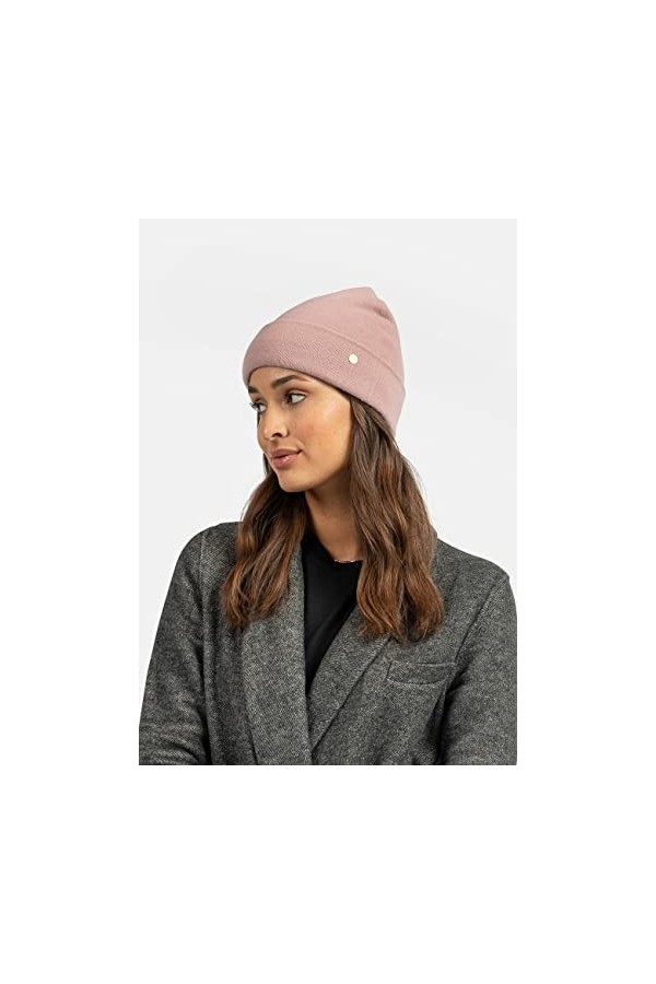 BICKLEY + MITCHELL 2173-01-12-68 Bonnet en Cachemire et Laine mérinos pour Femme, Muave, Taille Unique