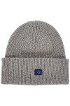 GANT D2. Rib Knit Beanie Bonnet, Cream, Taille Unique Femme