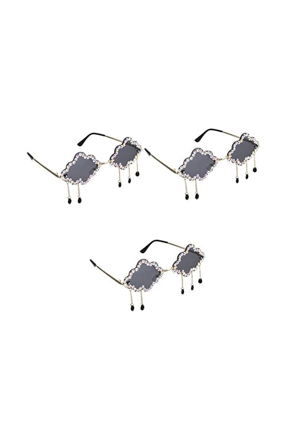 Sosoport 2 Paires Lunettes De Soleil Nuage Lunettes Lunettes De Soleil Disco Lunettes De Nuage Des Lunettes De Soleil Lunette