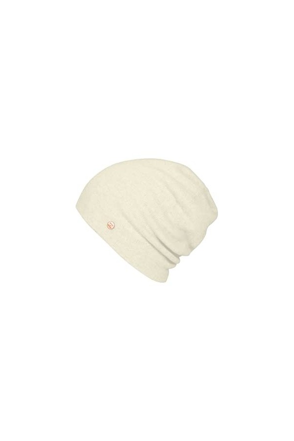 BICKLEY + MITCHELL 2172-01-5-11 Bonnet pour Femme en Cachemire mérinos, Blanc cassé, Taille Unique