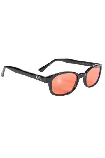 KDs - Lunettes de soleil sportifs et motards 2128 - homme & femme - sadaptent sous casque moto vélo ski - Verres oranges UV