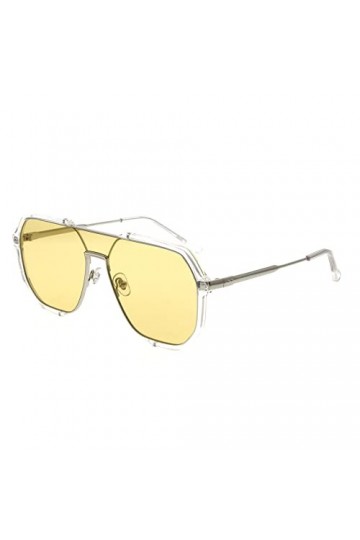 Global Glasses Hommes femmes carrées lunettes de soleil protection UV conduite randonnée verres jaunes lunettes de soleil