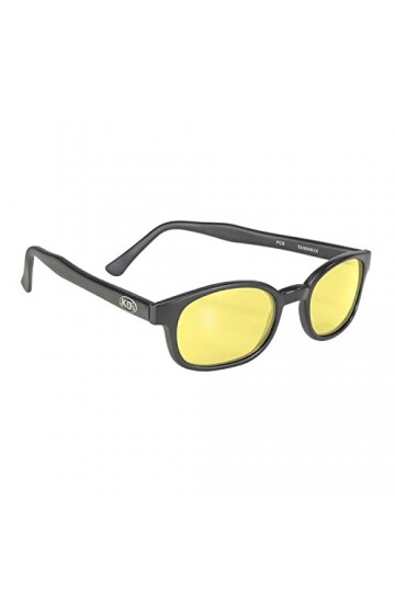 KDs 21112 - Lunettes de soleil noir mat sportifs et motards - homme & femme - sadaptent sous casque moto vélo ski - Verres 