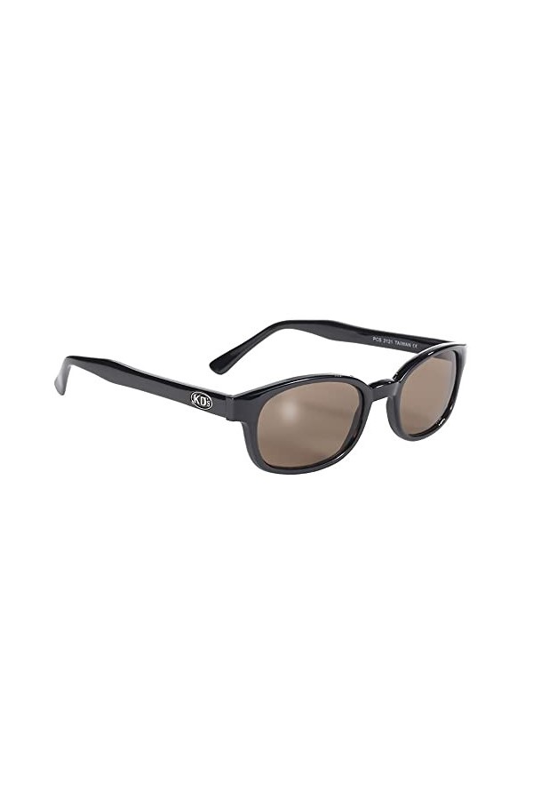 KDs 2121 - Lunettes de soleil sportifs et motards - homme & femme - sadaptent sous casque moto vélo ski - Verres marrons UV