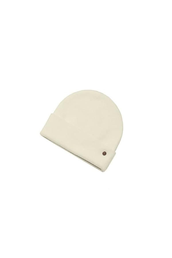 BICKLEY + MITCHELL 2173-01-12-11 Bonnet en Cachemire mérinos pour Femme, Blanc cassé, Taille Unique