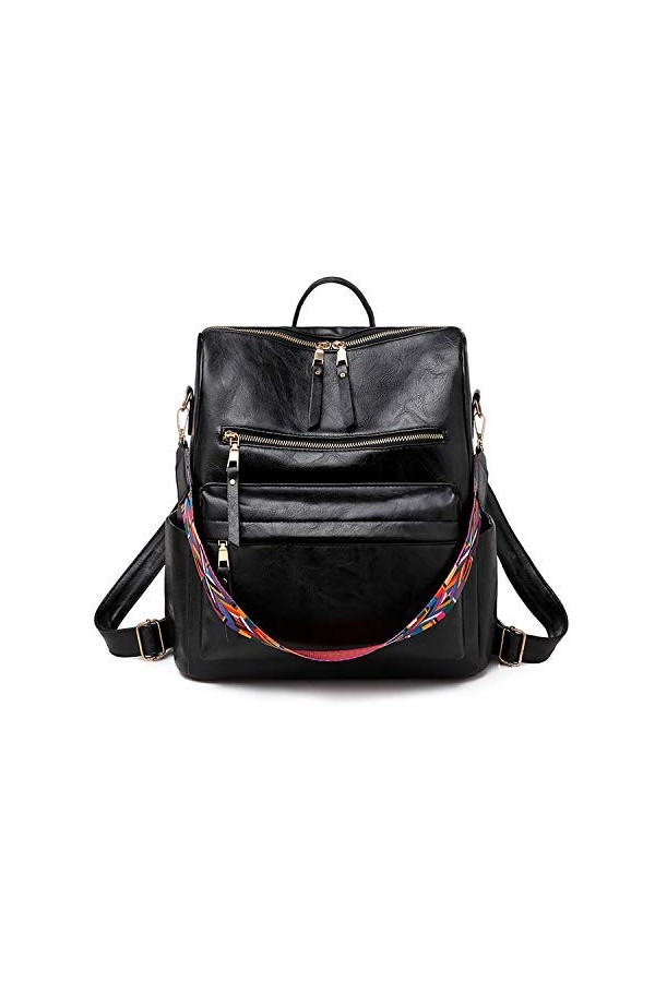 FANDARE Rétro Sac à Dos Femme 3 en 1 Sac à bandoulière Sac à main Commuer Sacs décole Scolaires Cartables Filles Daypacks Sa