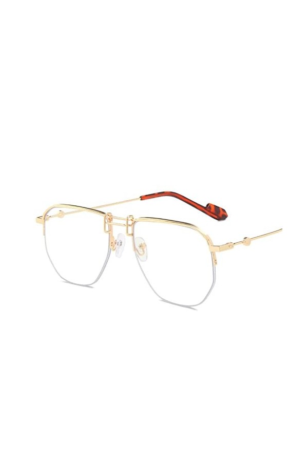 Lunettes de soleil en métal for hommes et femmes, for vacances en plein air, conduite, sport, tendance, Shopping, cadeau Col