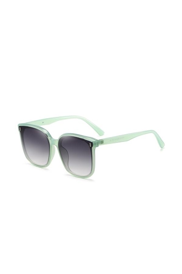 PETOLY Lunettes De Soleil Femme Sunglasses Lunettes Fête Lunettes De Soleil TR Lunettes Homme Et Femme Ct3713 6. Monture Vert
