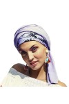 Boho Spirit Sapphire-Ensemble Turban Boho-Imprimé, Summer Daisies, Taille Unique Femme