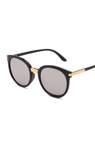 DAPERCI Classique Rond Vintage Lunettes de Soleil Femmes Mode Miroir Lunettes de Soleil Femmes Nuances rétro