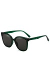 PETOLY Lunettes De Soleil Femme Sunglasses Lunettes Fête Lunettes De Soleil Nylon Monture De Monture Ct3715 5. Monture Vert S