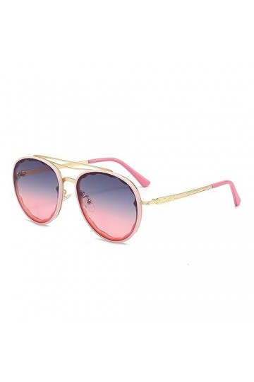 HPIRME Lunettes de soleil femmes hommes lunettes de soleil pour femme Vintage Lady Gradient Shades UV400, rose, taille unique