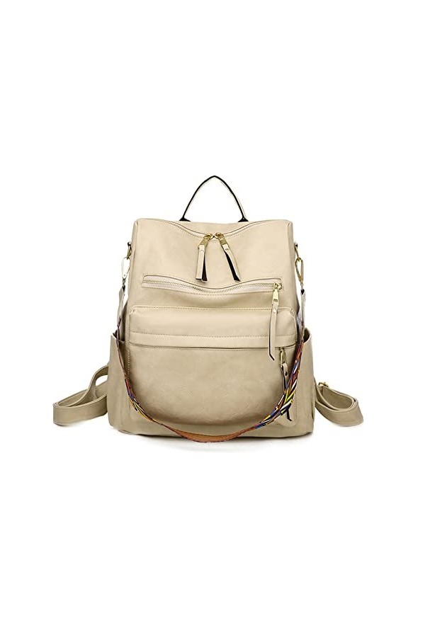 FANDARE Rétro Sac à Dos Femme 3 en 1 Sac à bandoulière Sac à main Commuer Sacs décole Scolaires Cartables Filles Daypacks Sa