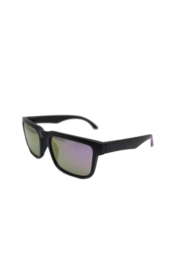 SURF MONKEY Lunettes de soleil homme et femme - UV400 - Polarisées, Noir / Noir