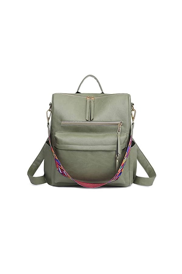 FANDARE Rétro Sac à Dos Femme 3 en 1 Sac à bandoulière Sac à main Commuer Sacs décole Scolaires Cartables Filles Daypacks Sa