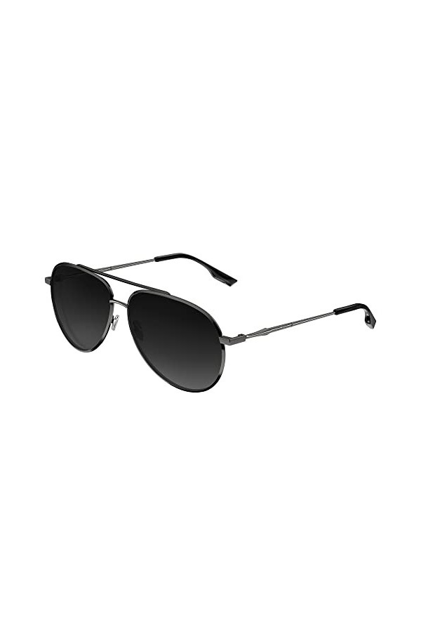 Lunettes de soleil daviateur polarisées en métal Luenx, pour homme et femmes, cadre large, 60 mm, adaptées pour la conduite,