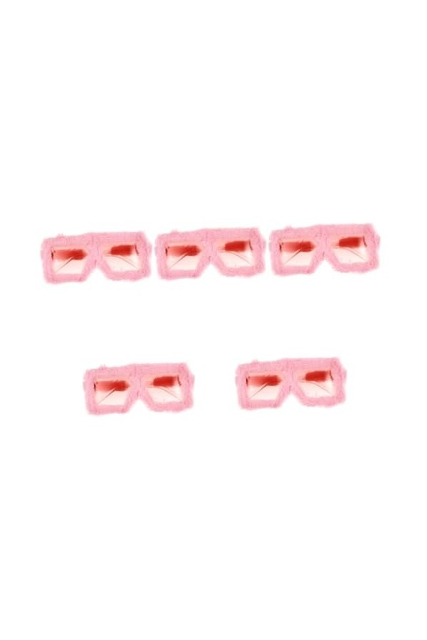 ABOOFAN 5 Pièces Lunettes Drôles Femmes Lunettes De Soleil Surdimensionnées Lunettes De Soleil De Plage Pour Femmes Lunettes