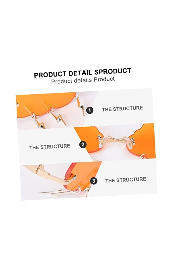 Abaodam 4 Paires Lunettes De Soleil Nuage Lunettes De Soleil Sportives Pour Femmes Lunettes De Soleil Élégantes Pour Hommes L