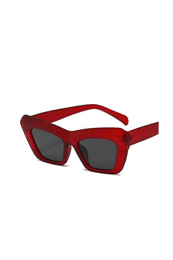 EkeNoz Lunettes de soleil triangulaires œil de chat rétro, for vacances en plein air, for hommes et femmes, tendance, Sport d