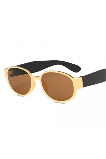 EkeNoz Lunettes de soleil rétro décoratives à petite monture for hommes et femmes, tendance, Shopping, sport, cadeau Color :