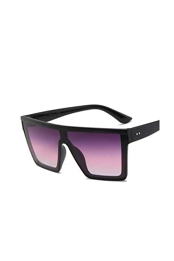 Lunettes de soleil rétro à grande monture for hommes et femmes, for vacances en plein air, tendance, Shopping, sport, cadeau 