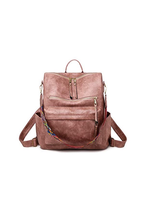 FANDARE Rétro Sac à Dos Femme 3 en 1 Sac à bandoulière Sac à main Commuer Sacs décole Scolaires Cartables Filles Daypacks Sa