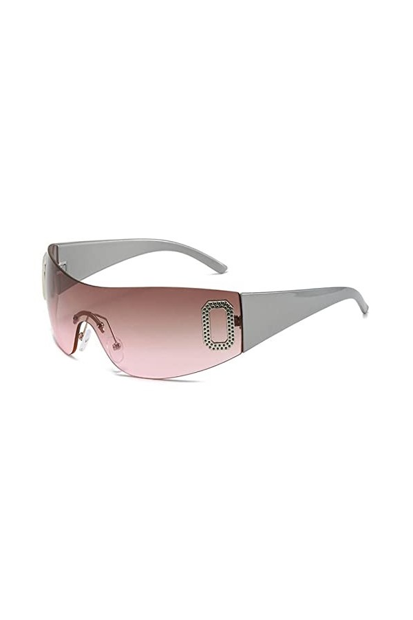 ONDIAN Lunettes de Soleil Femme Lunettes de soleil de tir de rue rétro Lunettes de soleil de cyclisme de sport Classique Cou