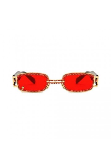 MUTYNE Lunettes de soleil Steampunk Metal Diamond Eyewear nuances lunettes de soleil Femme Shades UV400, C3, Taille unique