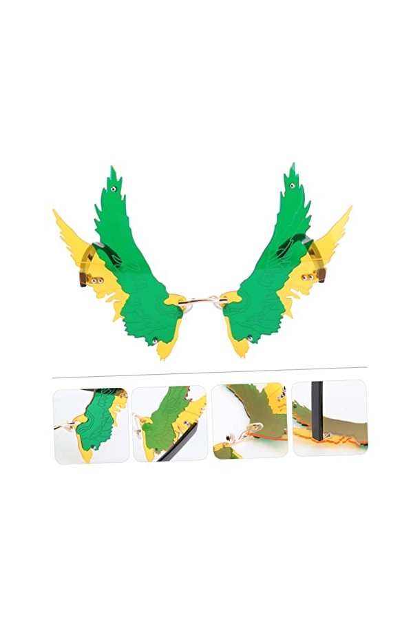 Abaodam 3 Pièces Des Lunettes De Soleil Sans Cadre Lunettes De Soleil Sans Monture Lunettes De Soleil Pour Enfants Verres Fes