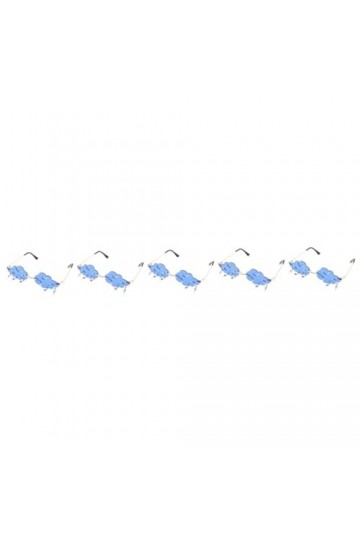 ABOOFAN 5Pcs Pas De Lunettes De Soleil Lunettes De Soleil De Bal Rétro Lunettes De Soleil Plage Lunettes De Soleil Nuage Glan