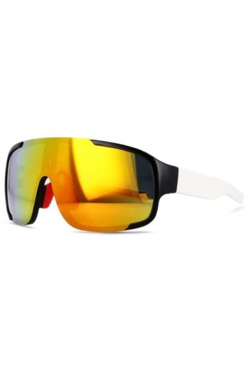 HCHES Lunettes de soleil surdimensionnées pour hommes et femmes, lunettes Vintage UV400, noir, violet, taille unique