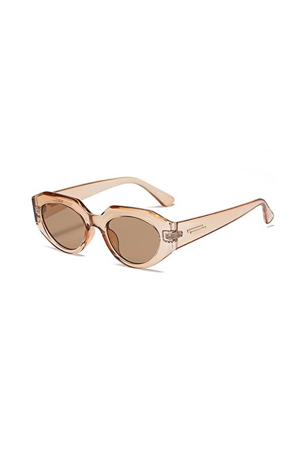 EkeNoz Lunettes de soleil œil de chat for femmes, petite monture, for vacances en plein air, Shopping, pare-soleil, cadeau C