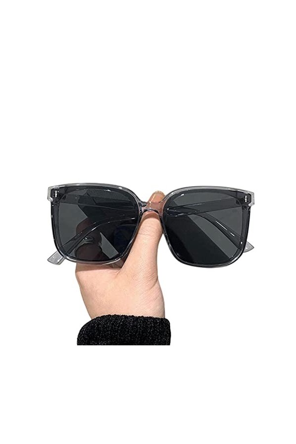 COTCLO Lunettes de soleil carrées vintage pour homme - Lunettes de soleil surdimensionnées pour femme - Lunettes de soleil ré