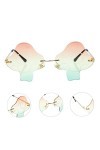 SOIMISS 5 Paires Décor De Noël Verres En Forme De Verres à Champignons Lunettes De Soleil Femme Décor Rétro Lunettes Irréguli