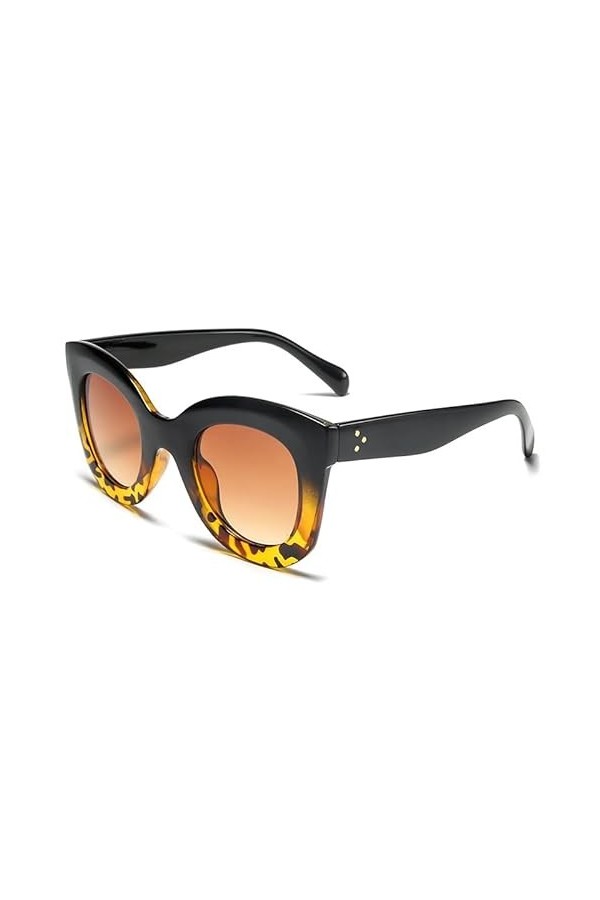 EkeNoz Femmes grand cadre en plein air vacances plage conduite lunettes de soleil banlieue Shopping pare-soleil lunettes de s