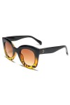 EkeNoz Femmes grand cadre en plein air vacances plage conduite lunettes de soleil banlieue Shopping pare-soleil lunettes de s