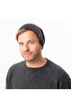 Lierys Bonnet Beanie Fine Merino Twotone Femme/Homme/Enfant - Made in Germany Long en Tricot pour lhiver Oversize Automne-Hi